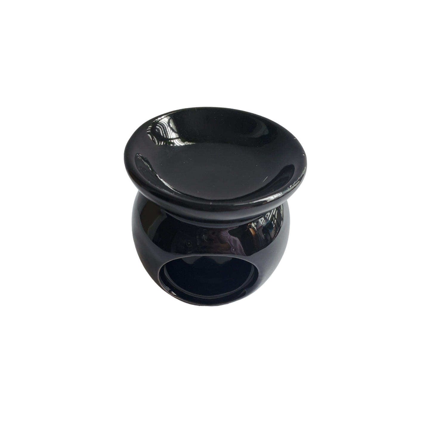 Black Ceramic Heart Tea Light Warmer