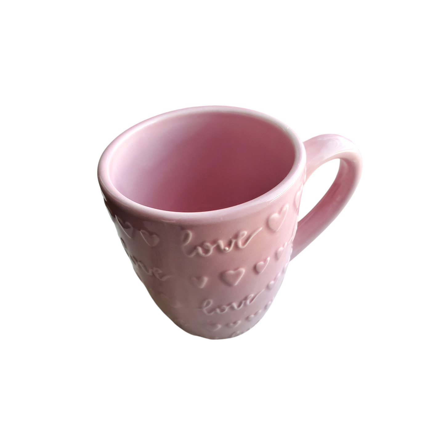 Pink Hearts with Love Mug