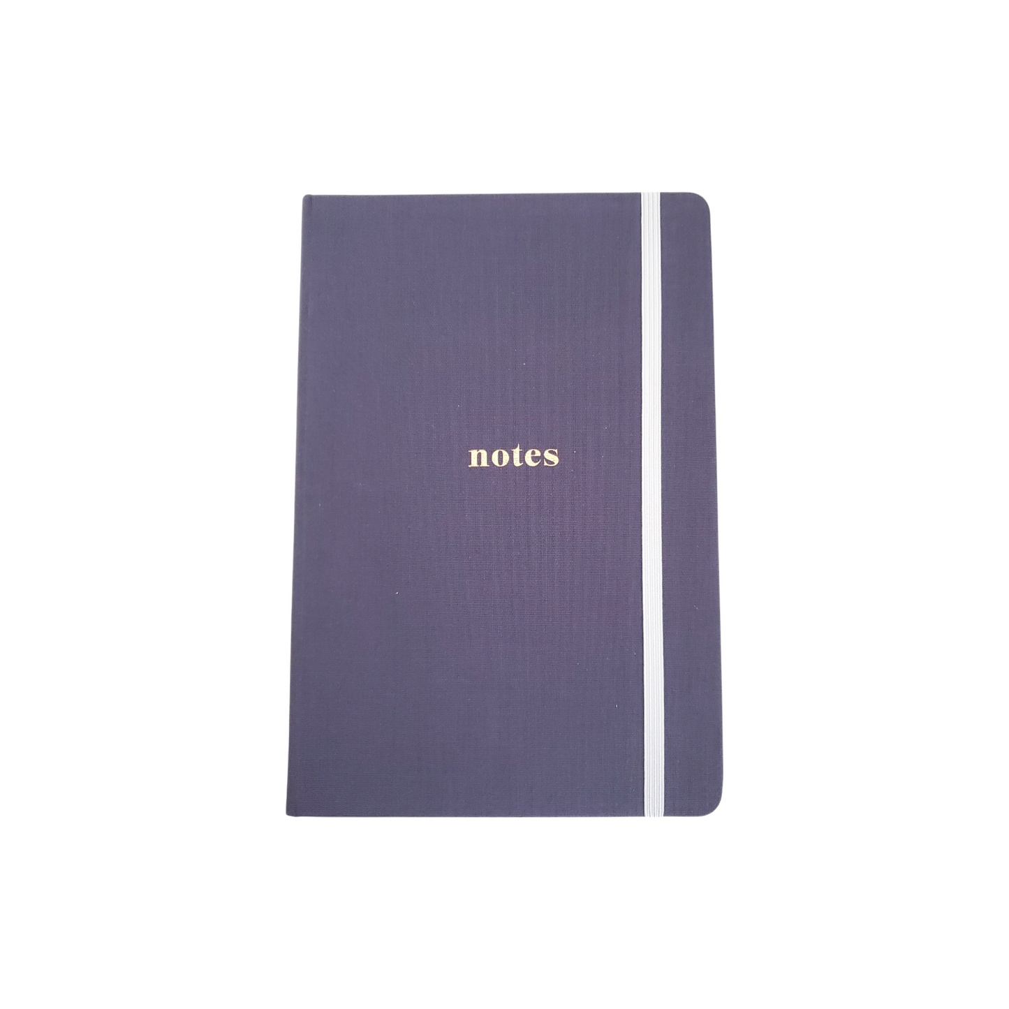 Navy Blue Classic Fabric Hard Cover Journal / Notebook
