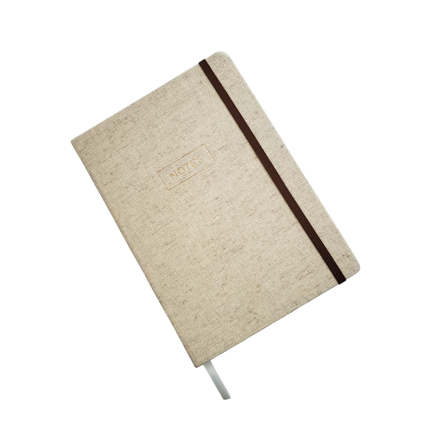 Classic Neutral Fabric Hard Cover Journal / Notebook