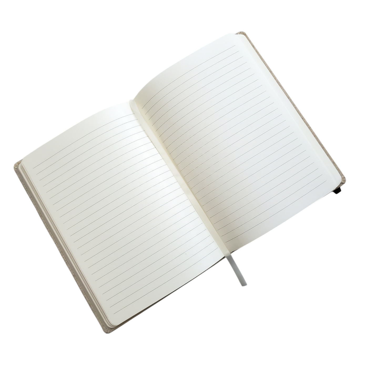 Classic Neutral Fabric Hard Cover Journal / Notebook