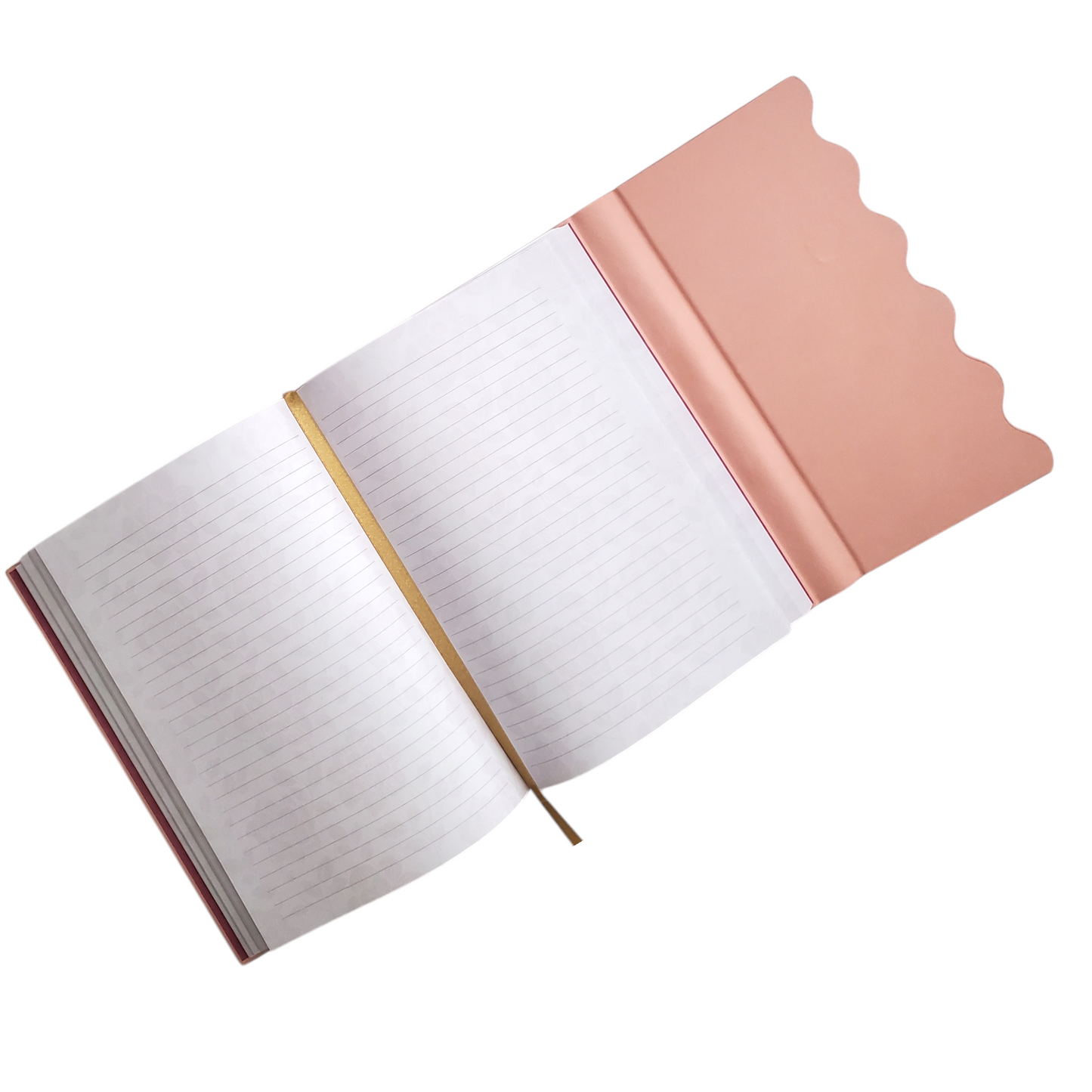 Pink Rose Faux Leather Covered Journal