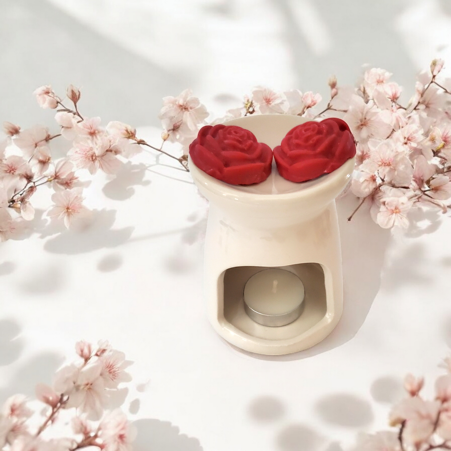 Ceramic Leaf Tea Light Warmer