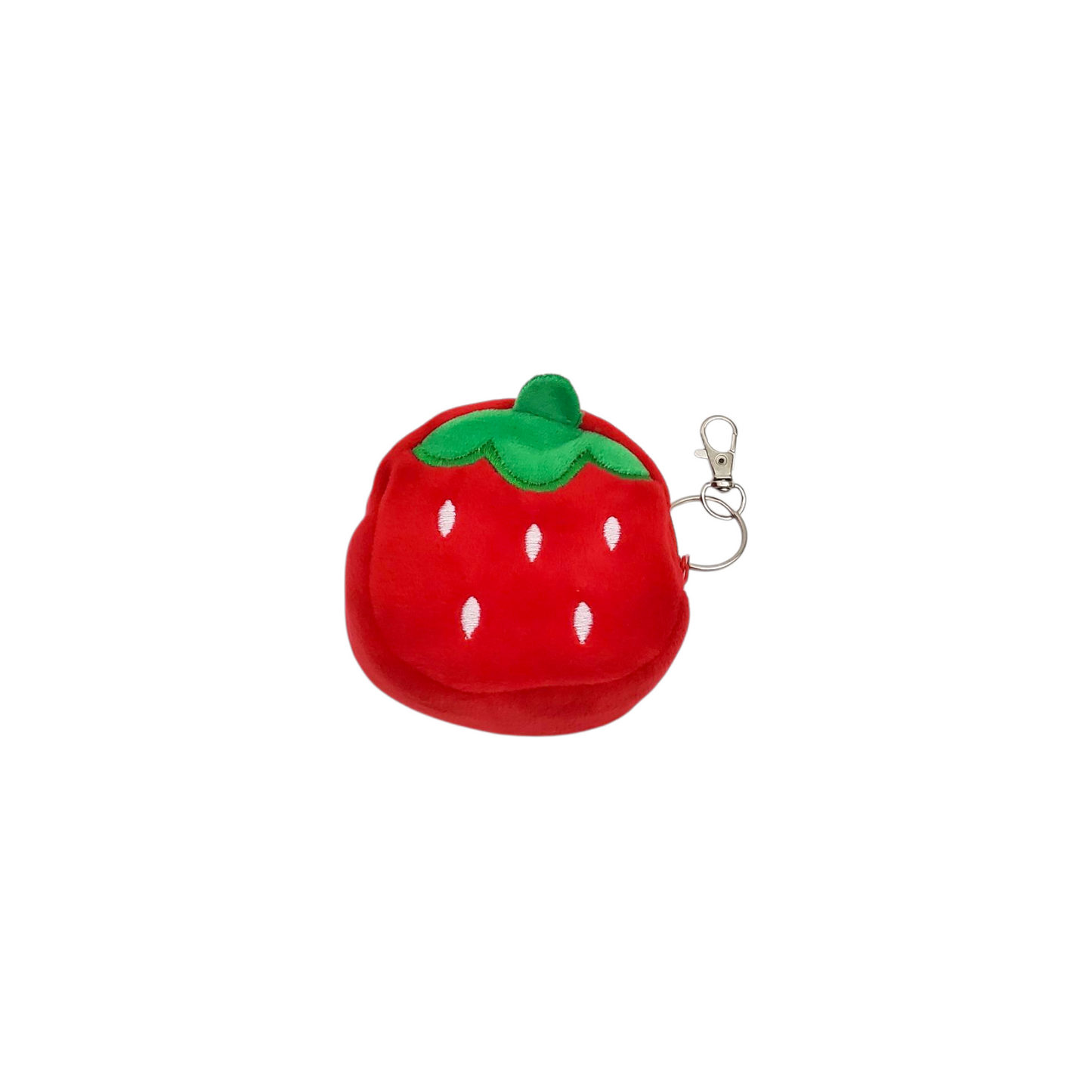 Strawberry Coin Purse Keychain