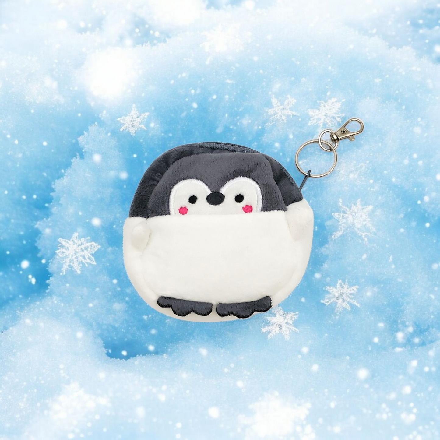 Pinguin Coin Purse Keychain