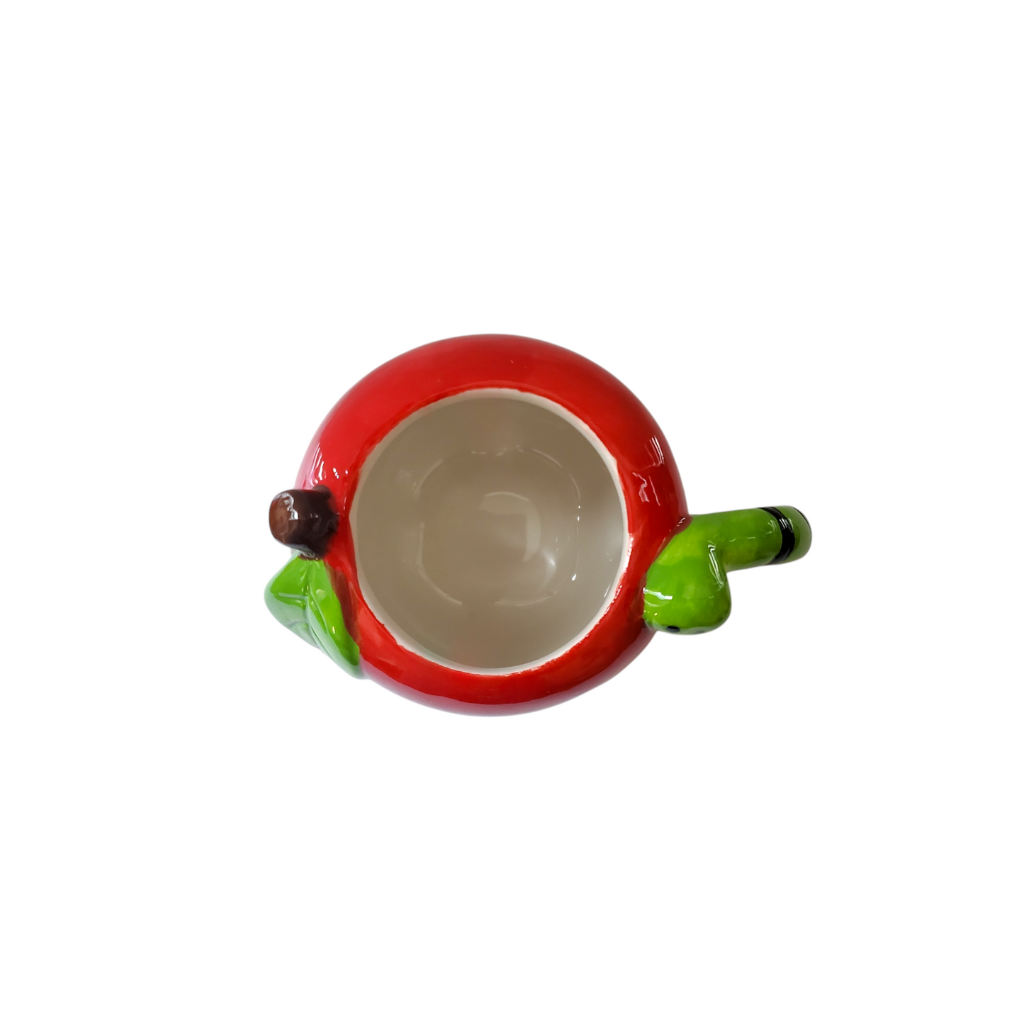 Red Apple & Worm Mug / Note Pad / Beaded Pen / Gift Set