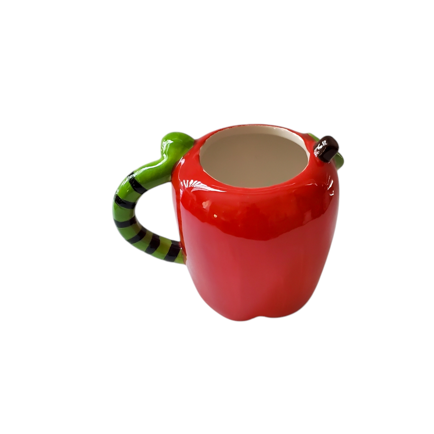 Red Apple & Worm Mug / Note Pad / Beaded Pen / Gift Set