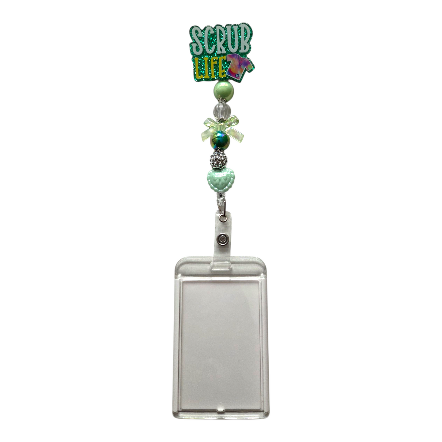 Nursing Badge Reel with Acrylic Beads