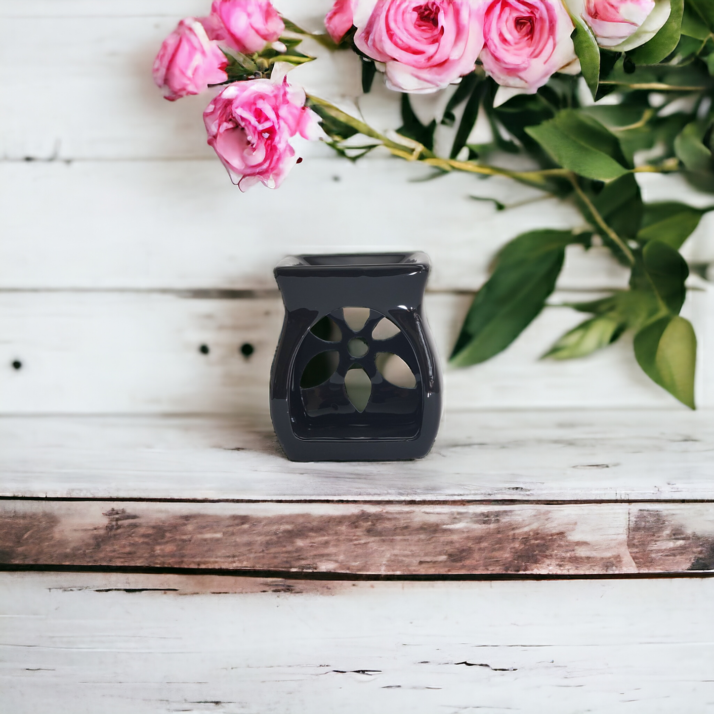 Ceramic Flower Tea Light Warmer