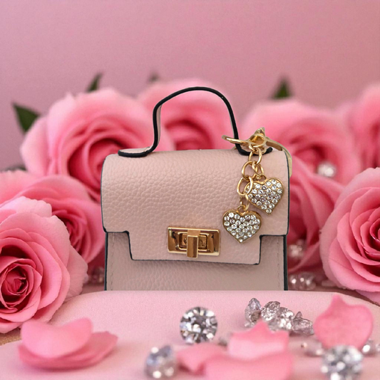 Sophisticated Mini Handbag Keychains( 7 Color Options Available )