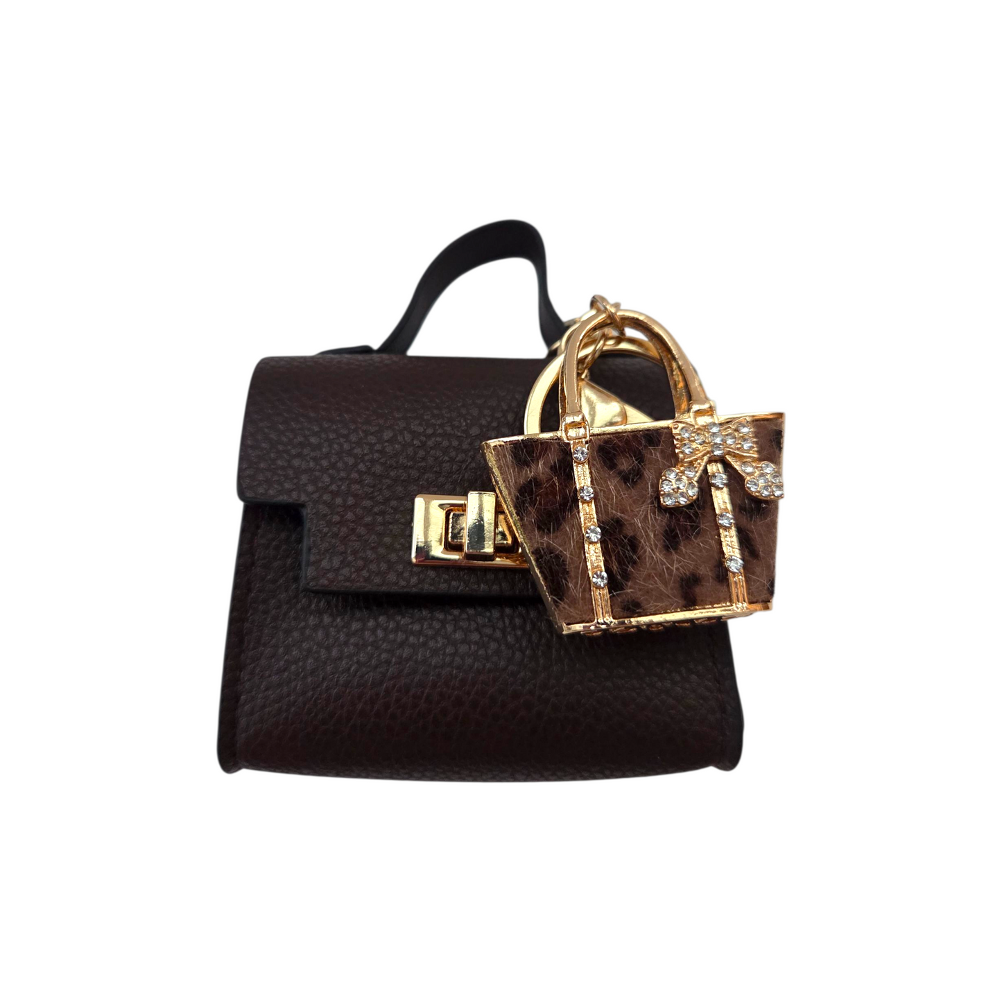 Sophisticated Mini Handbag Keychains( 7 Color Options Available )
