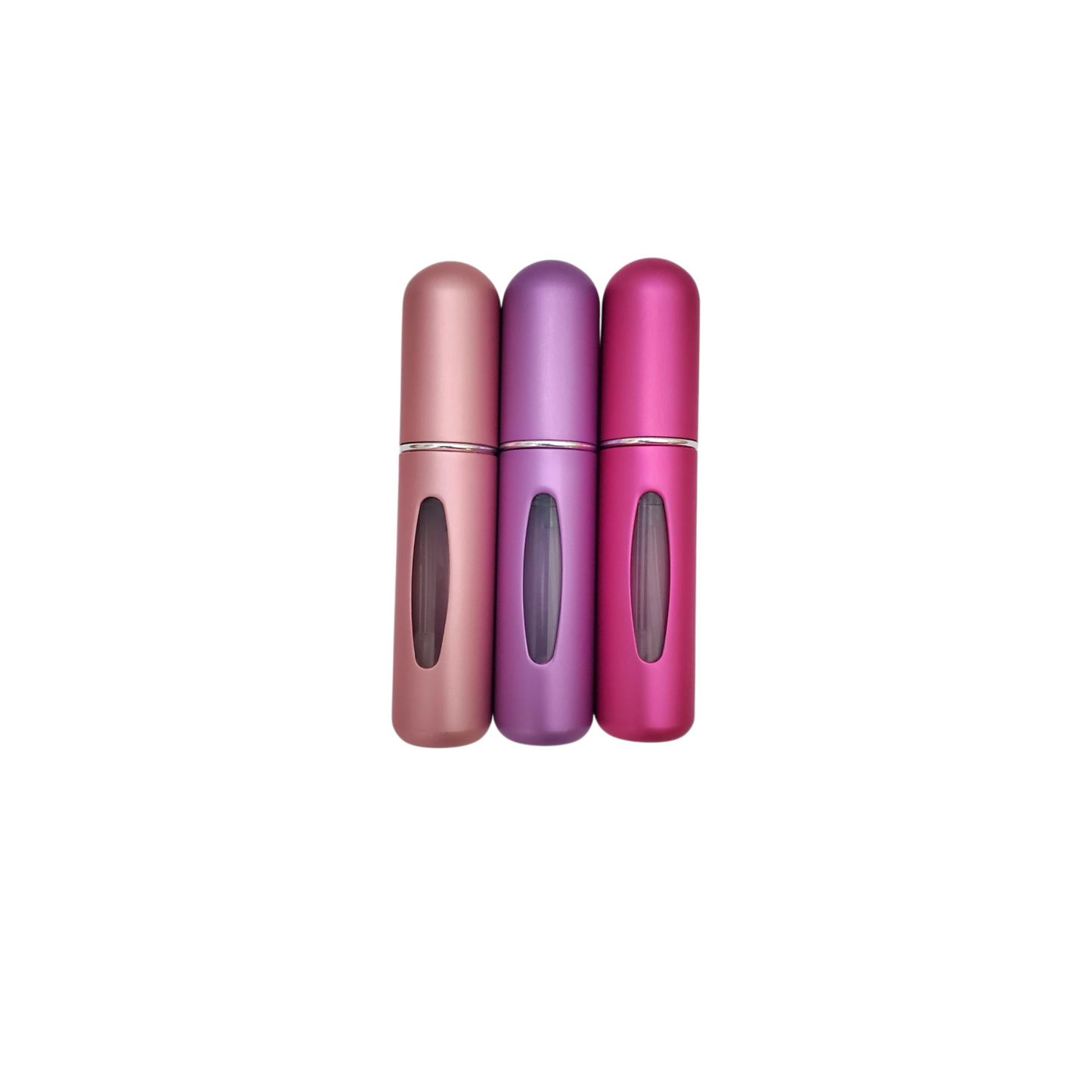 Matte Mini Travel Portable Refillable Perfume Spray Bottle (Set of 3)