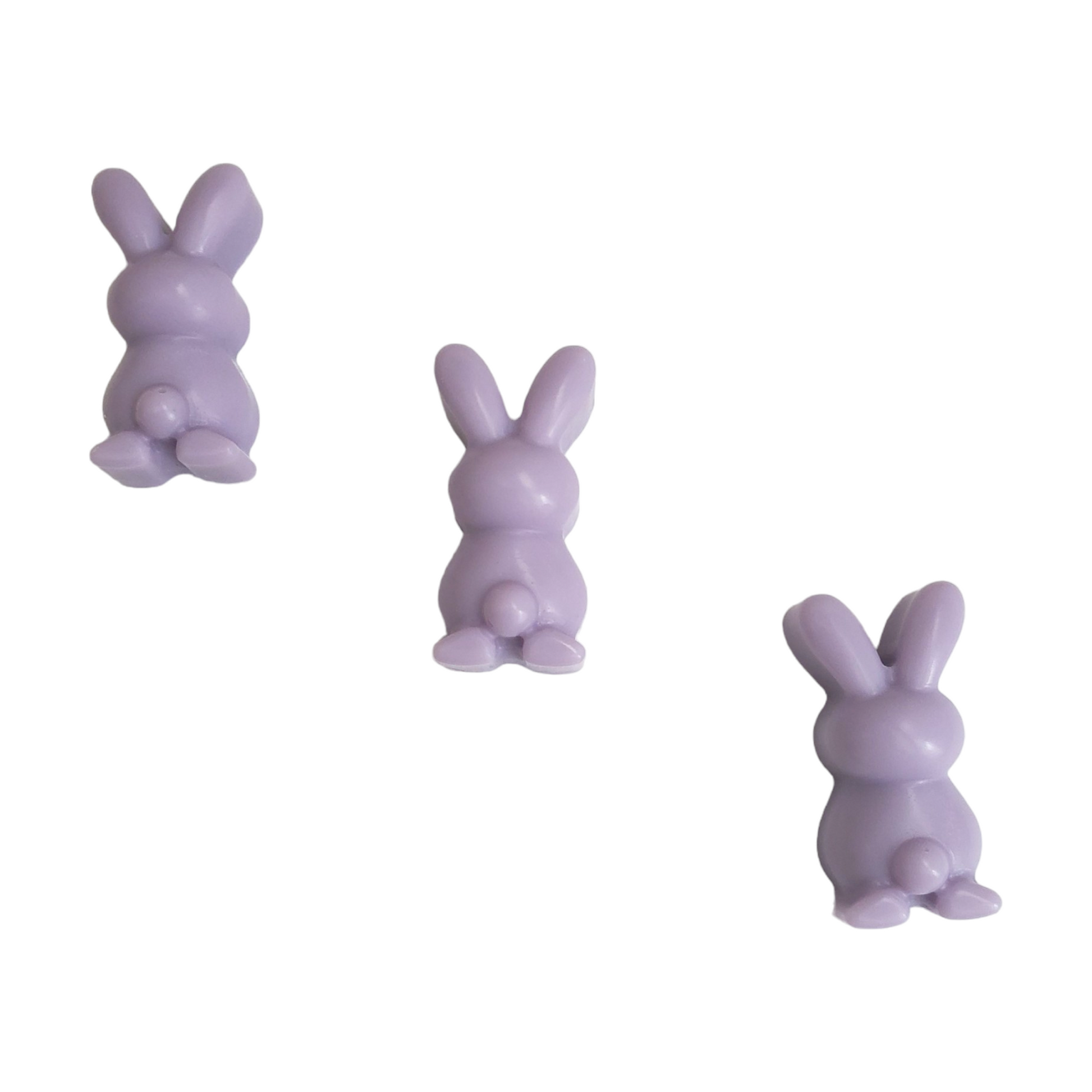 3 purple bunny soy wax melts
