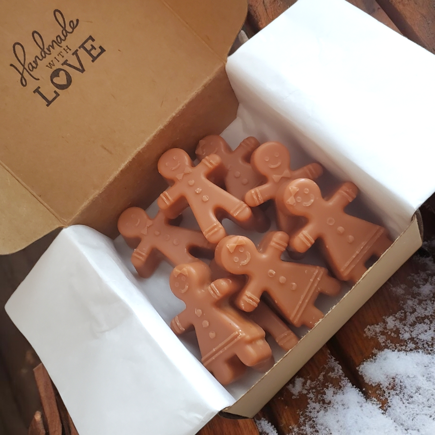 Gingerbread Man Soy Wax Melts- Winter Collection