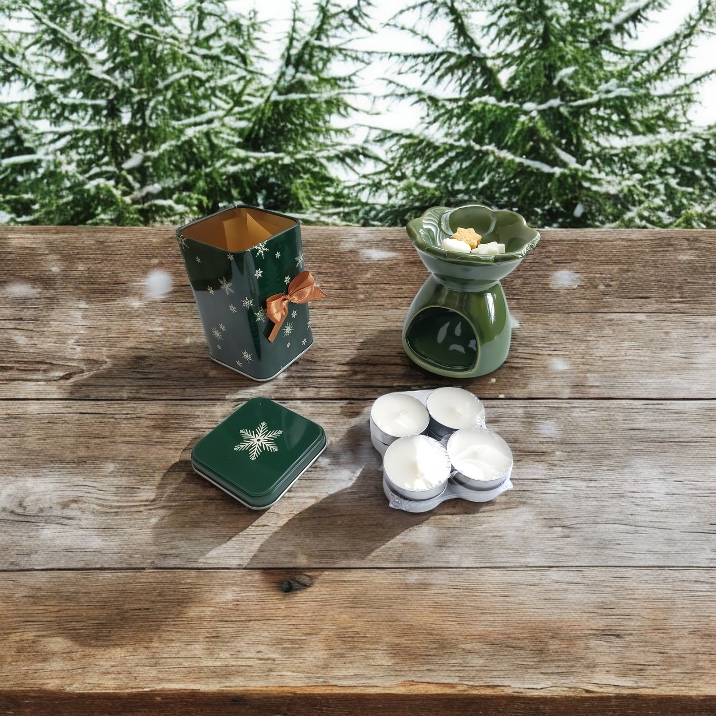 Rustic Winter Green All Occasion Gift Box /Special Occasion Gift Set/Gift Boxes For Her