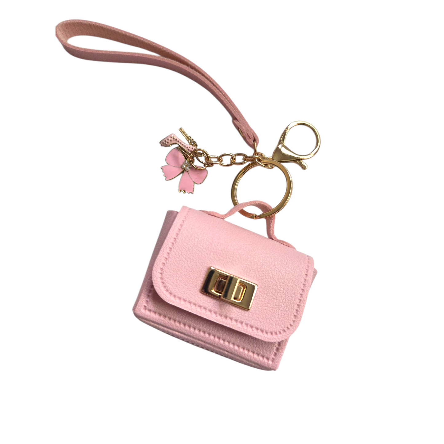 Mini Mini Keychain Purse with Charms