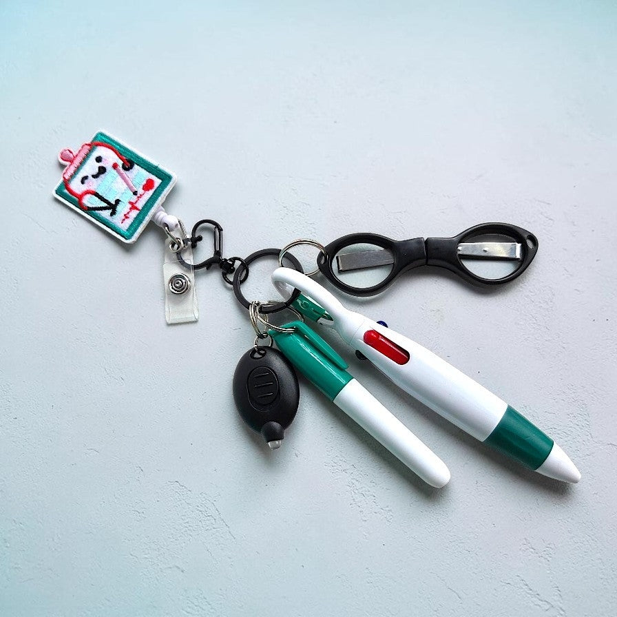 Badge Reel with Badge Reel Accessory Set