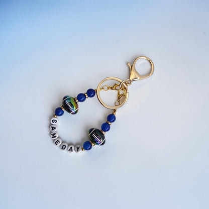 Game Day Football Bag Charms / Keychain