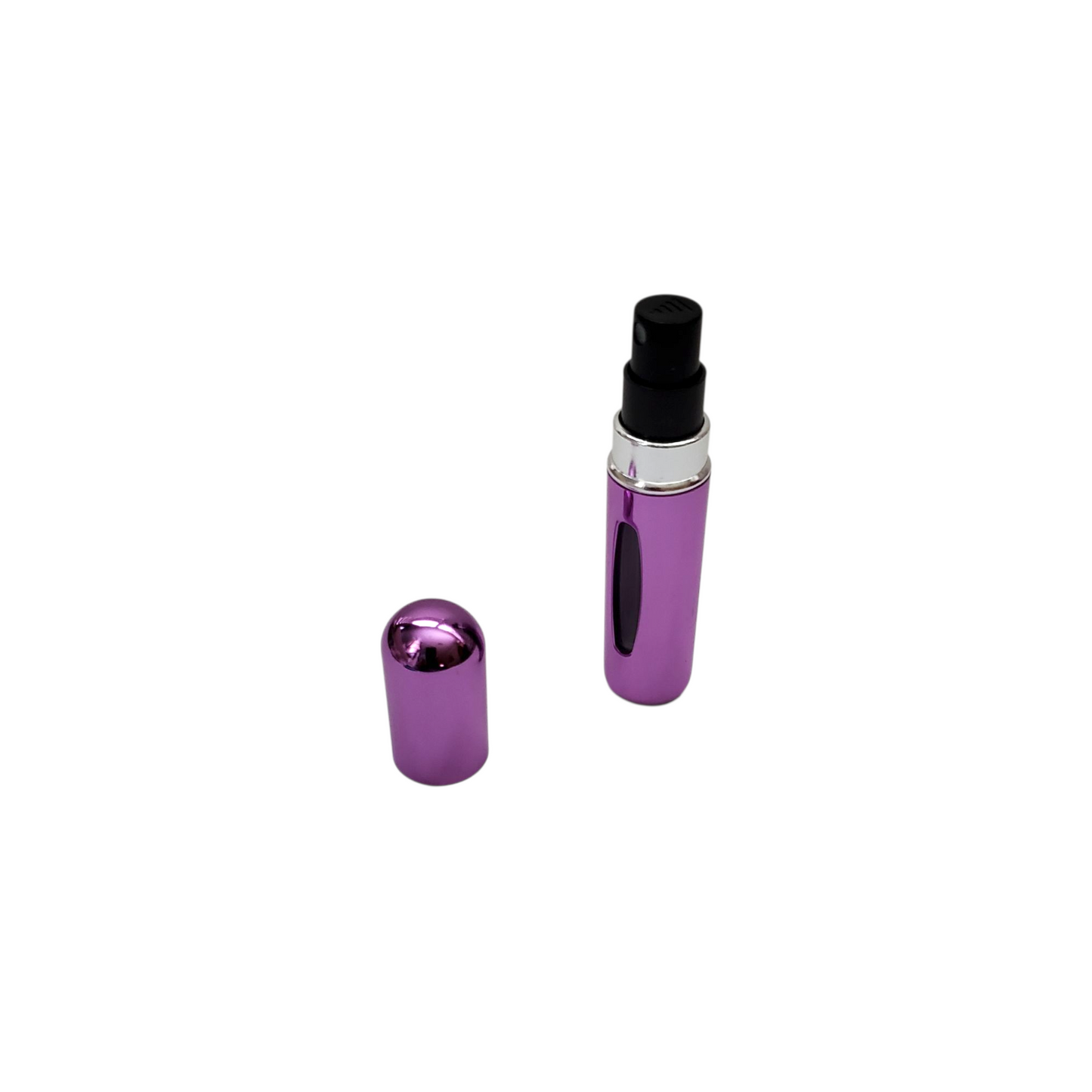 Chrome Mini Travel Portable Refillable Perfume Spray Bottle