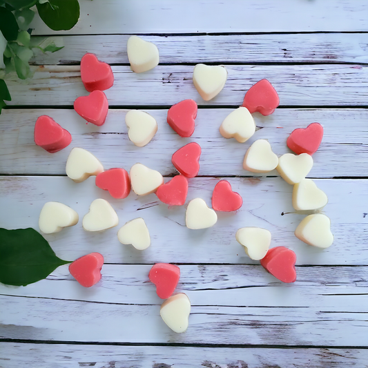 Red & White Mini Heart Mix Soy Wax Melts