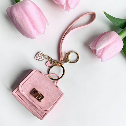 Mini Mini Keychain Purse with Charms