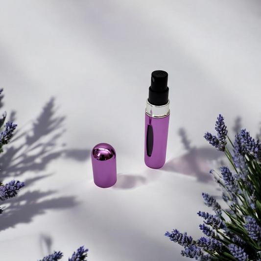 Chrome Mini Travel Portable Refillable Perfume Spray Bottle