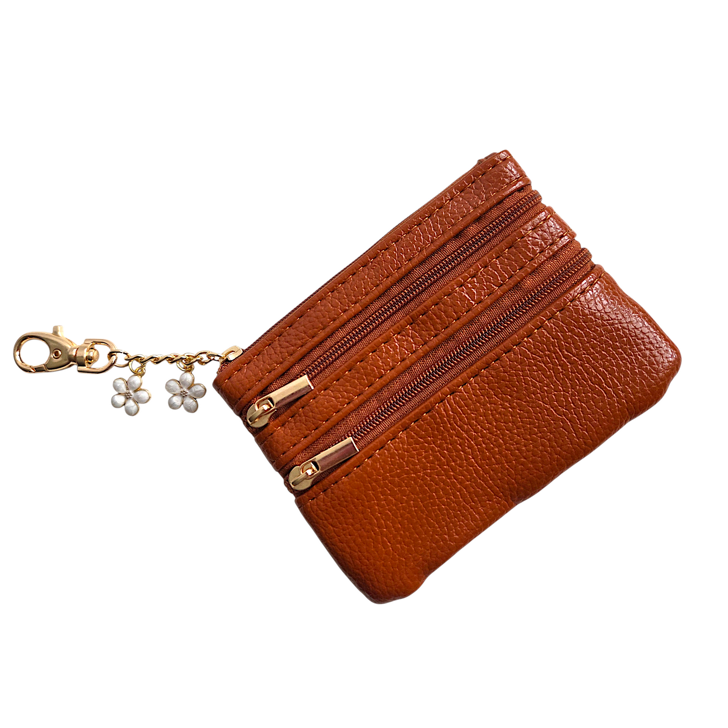 Coin Purse Keychain with Charms