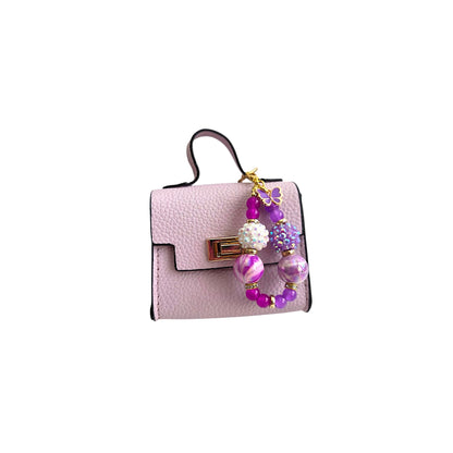 Mini Handbag Keychain with Mini Bag Charms