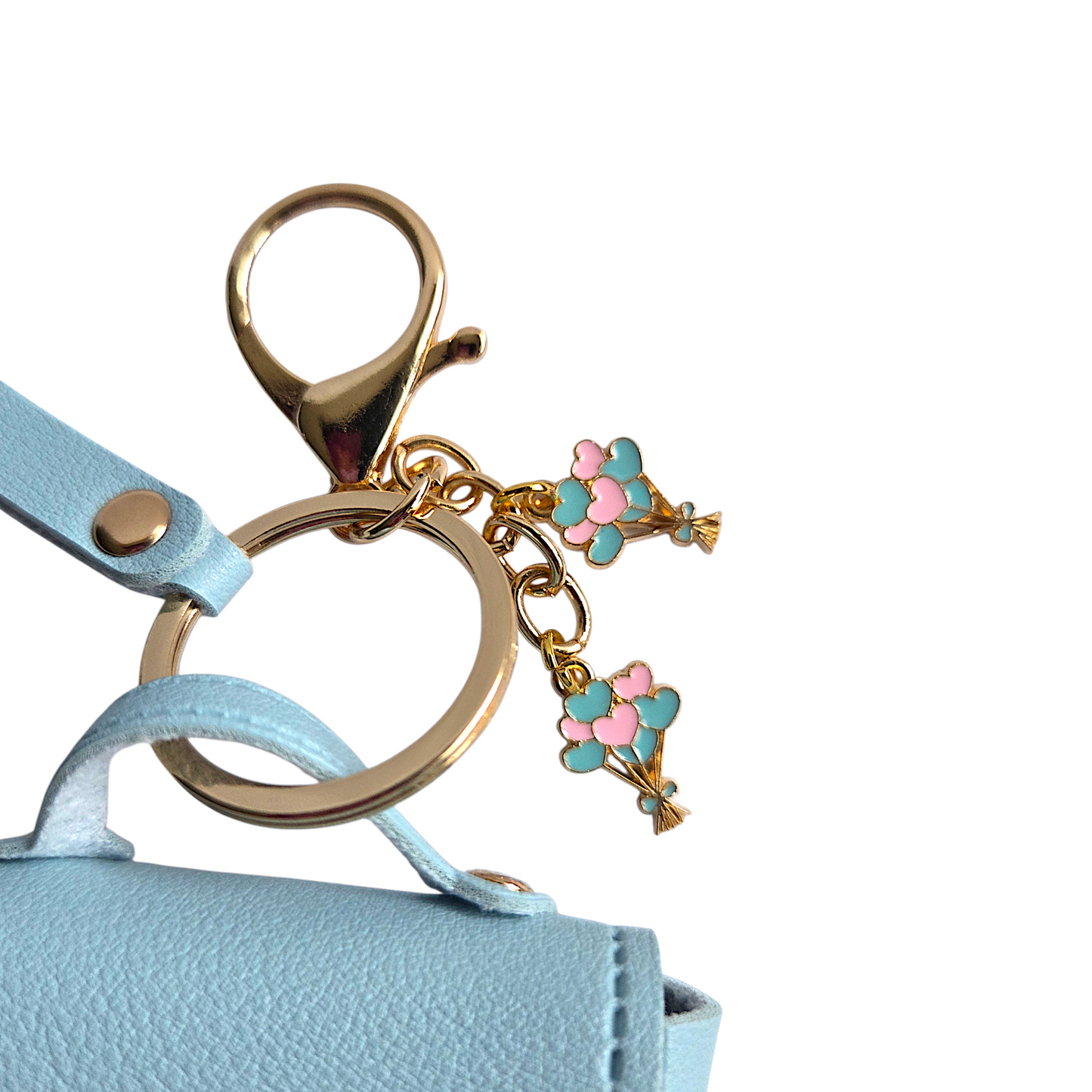 Mini Mini Keychain Purse with Charms