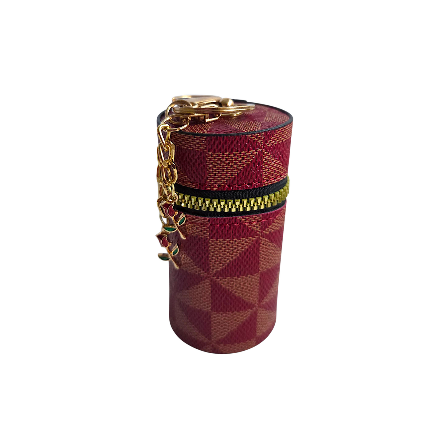 Cylinder Geometric Patten  Mini Bag Keychain