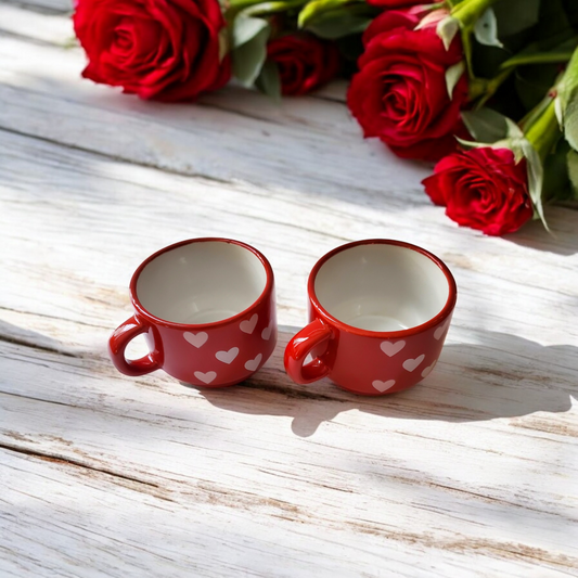 Red Expresso Heart Cups