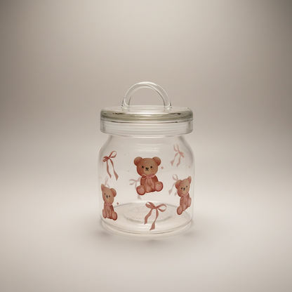 Glass Jar with Lid / Canister/ Storage Container