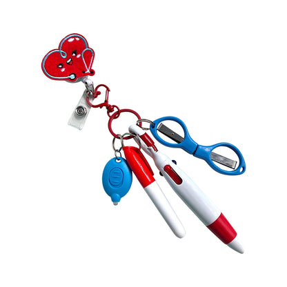Badge Reel with Badge Reel Accessory Set
