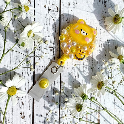 Cute Handmade Badge Reels with Acrylic Charms