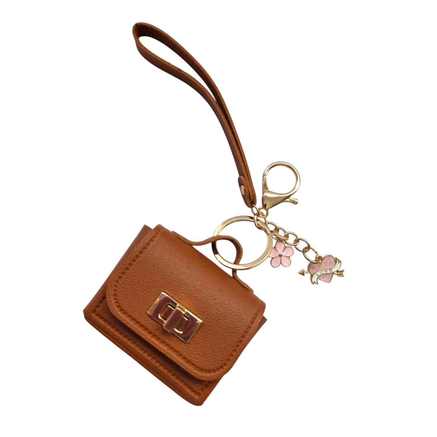 Mini Mini Keychain Purse with Charms