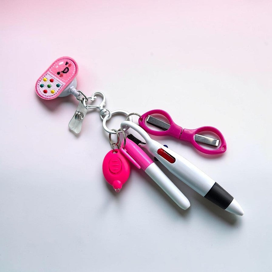 Badge Reel with Badge Reel Accessory Set