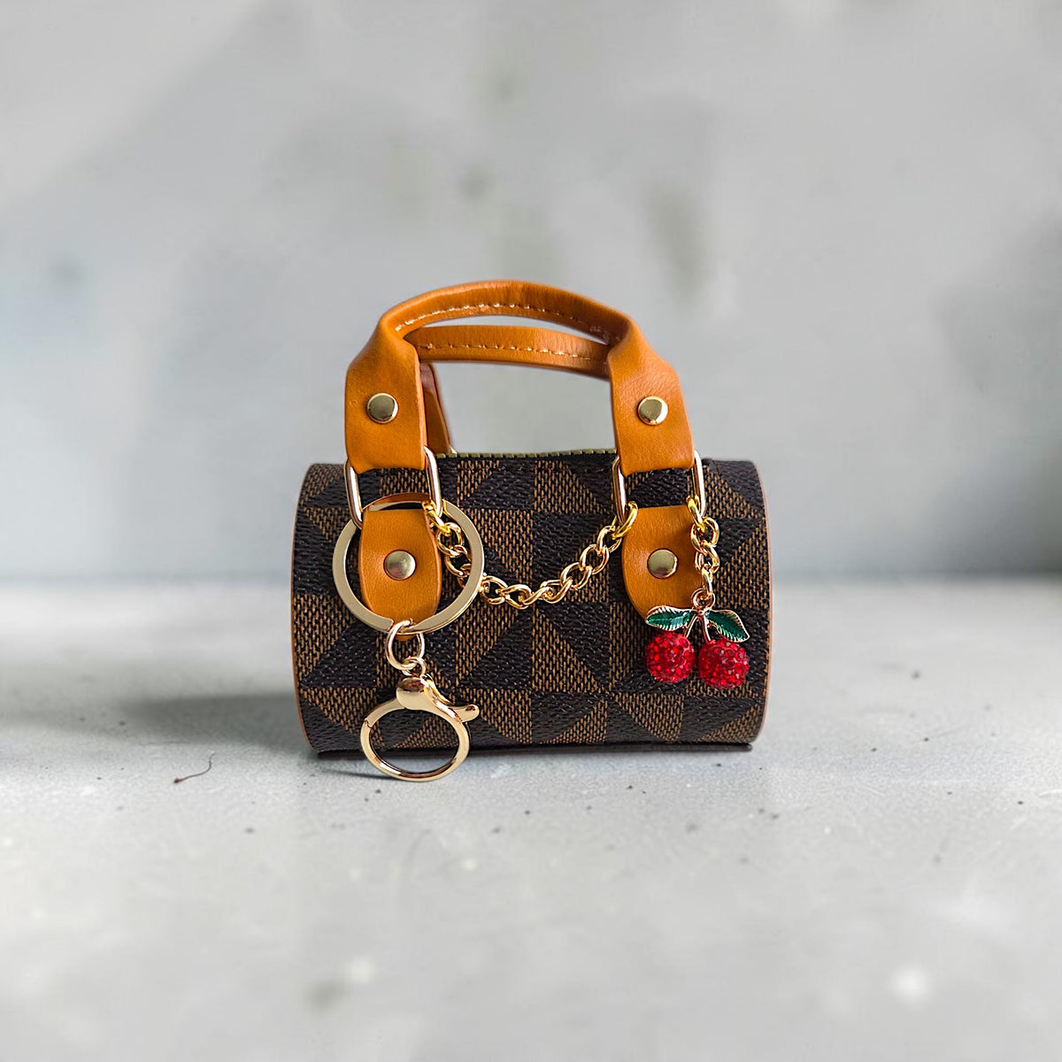 Mini Barrel Handbag Keychains