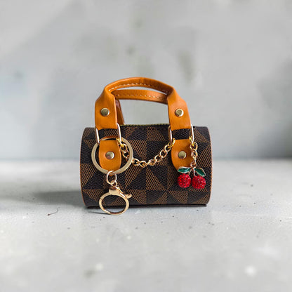 Mini Barrel Handbag Keychains