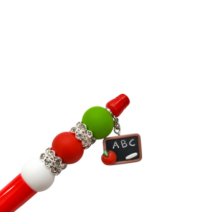 Handmade ABC Chalkboard Beaded Pen