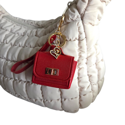 Mini Mini Keychain Purse with Charms