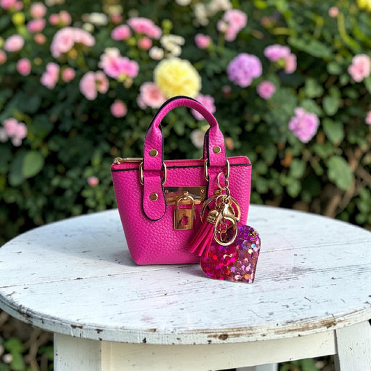 Mini Crossbody Purse / Keychain / Bagcharms