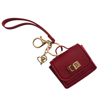 Mini Mini Keychain Purse with Charms