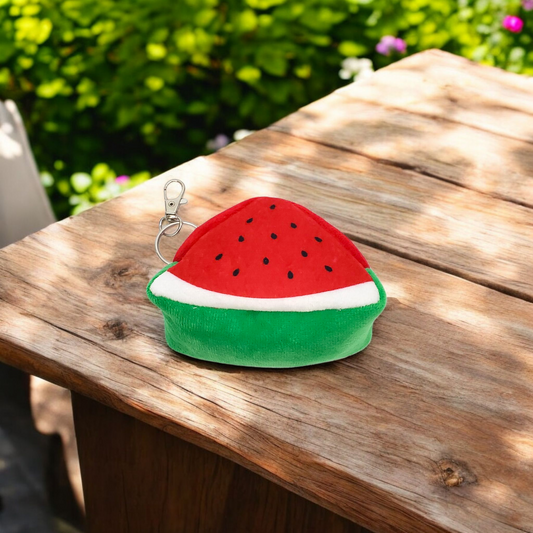 Watermelon Coin Purse Keychain