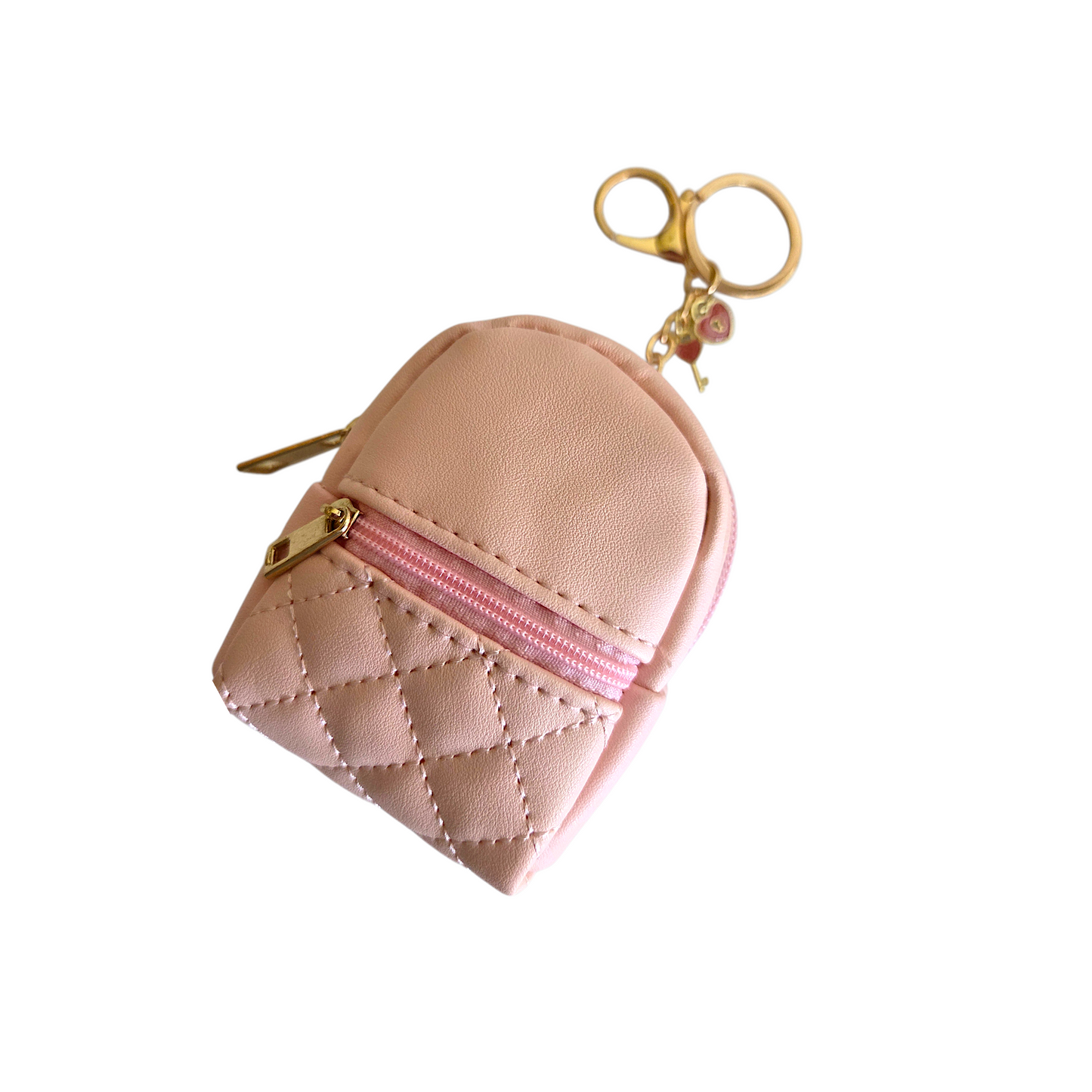 Mini Backpack Keychain with Charms
