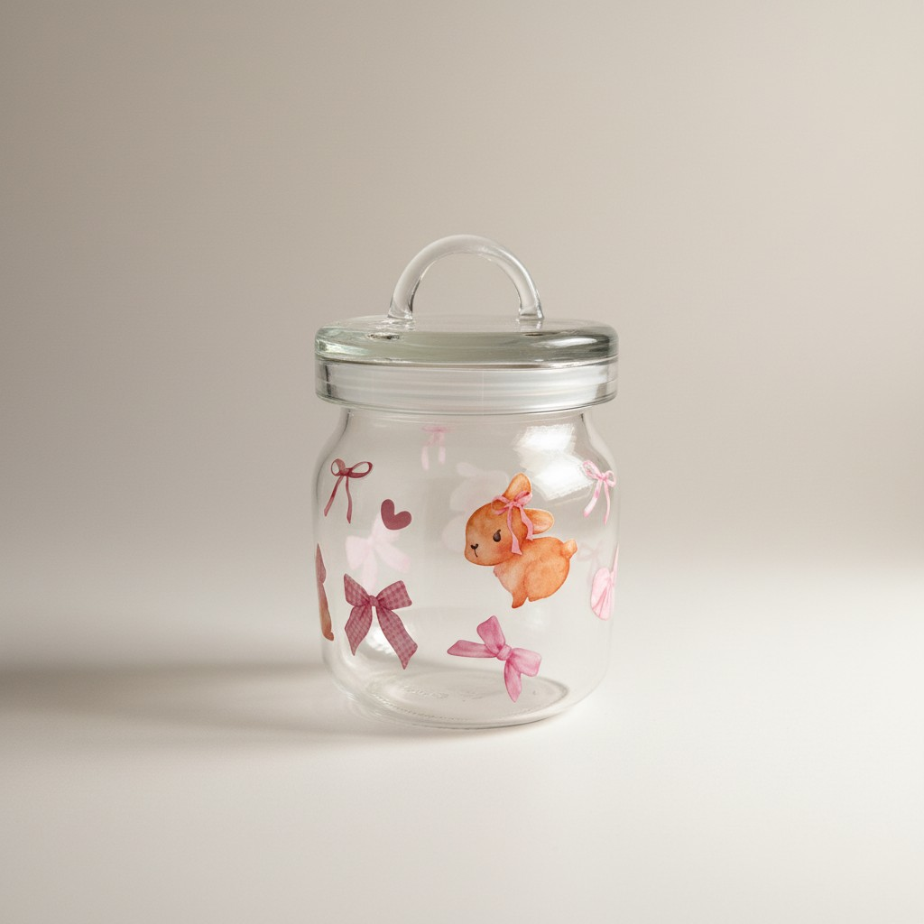 Glass Jar with Lid / Storage Container