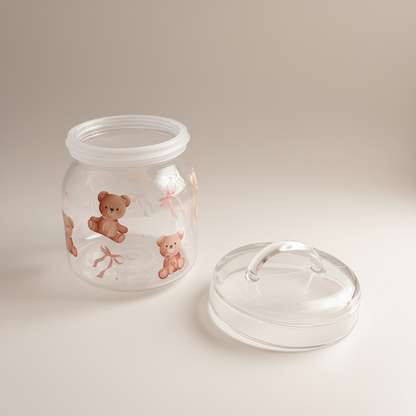 Glass Jar with Lid / Canister/ Storage Container