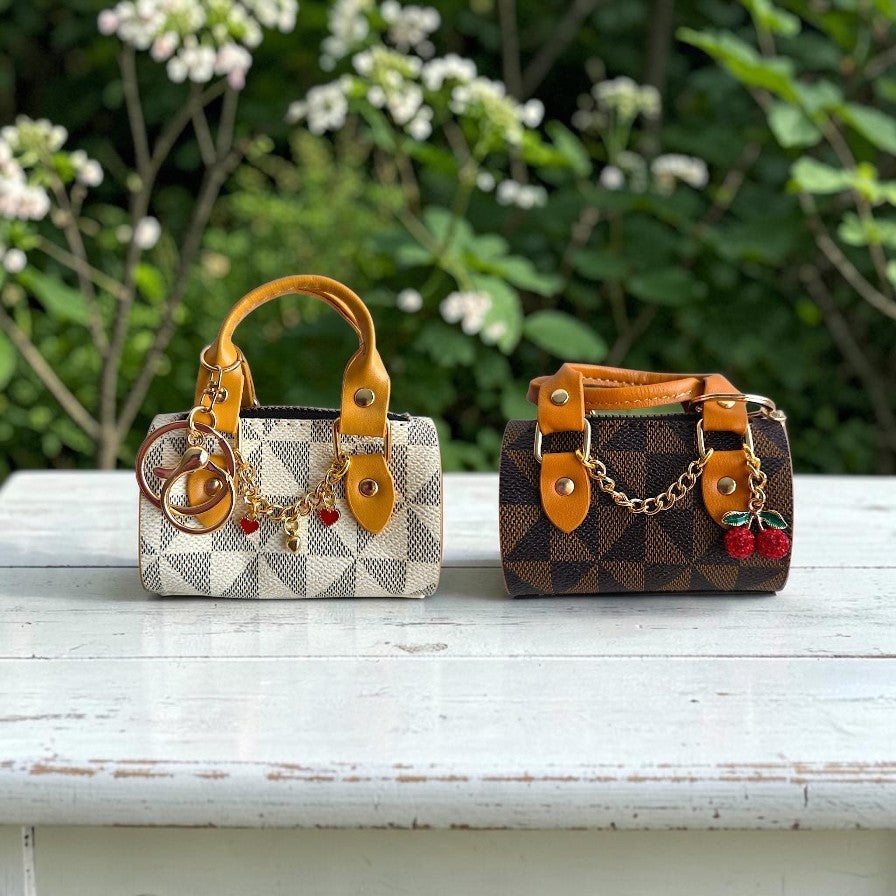 Mini Barrel Handbag Keychains