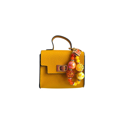 Mini Handbag Keychain with Mini Bag Charms