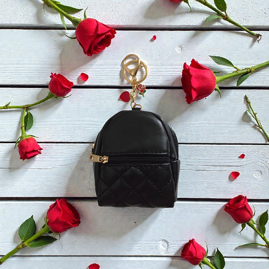 Mini Backpack Keychain with Charms