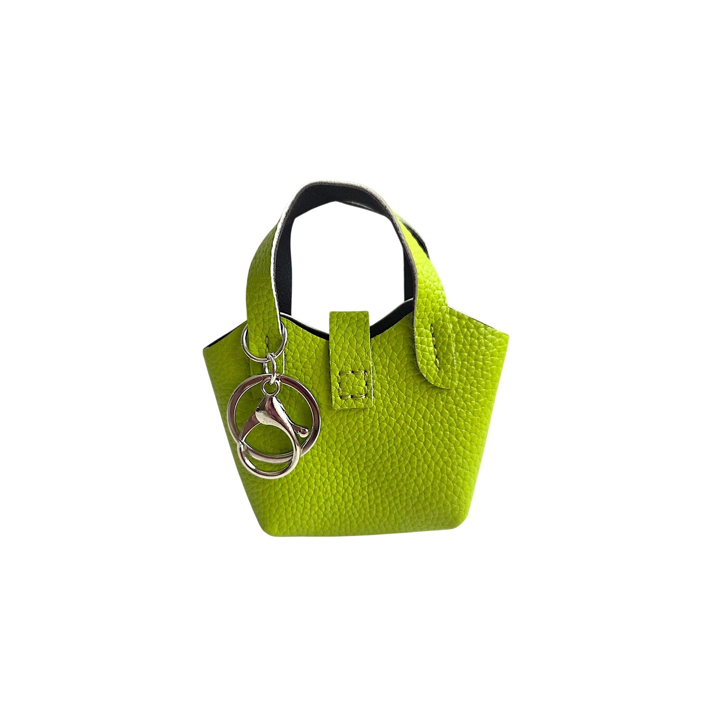 Mini Tote Bag Keychain with Charms